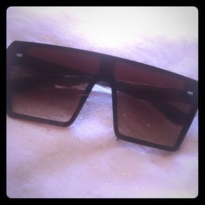 Oversized Black Sunglasses